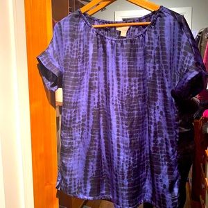 Michael Kors short sleeve blouse shirt